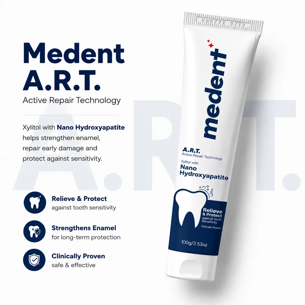 Medent A.R.T. — active repair technology with Nano Hydroxyapatite