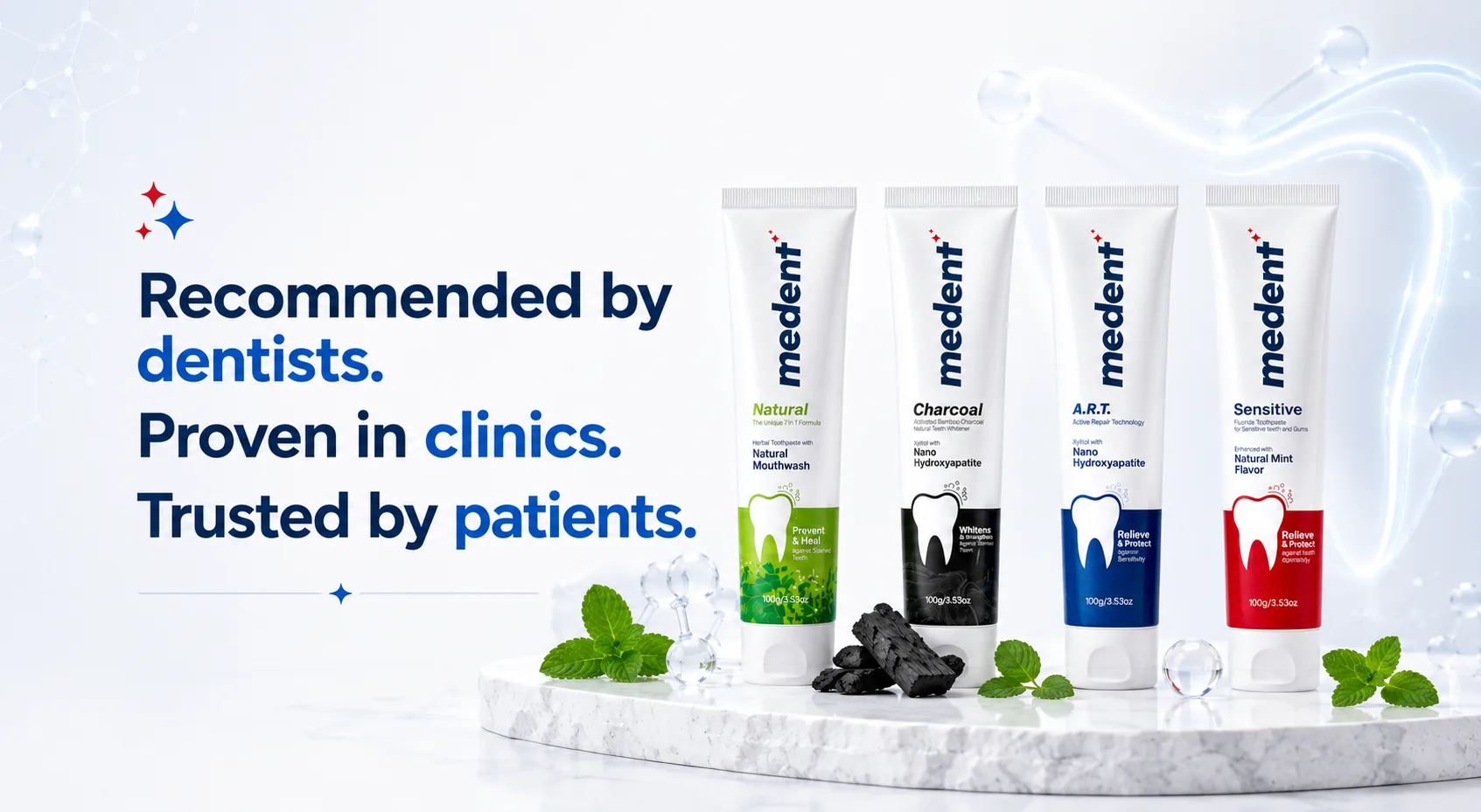 Recommended by dentists. Proven in clinics. Trusted by patients.