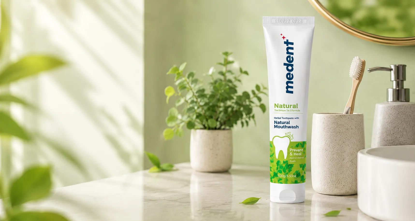 Medent Natural herbal toothpaste
