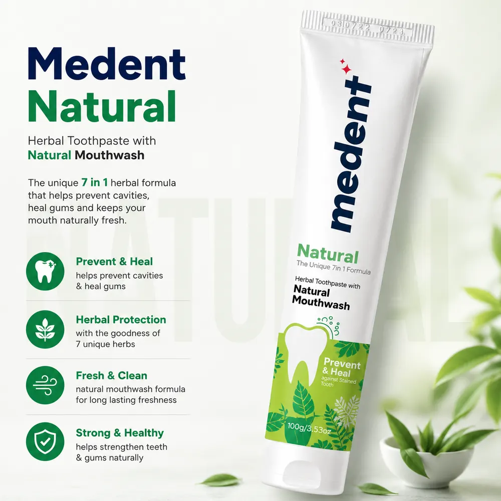 Medent Natural — the unique 7 in 1 herbal formula