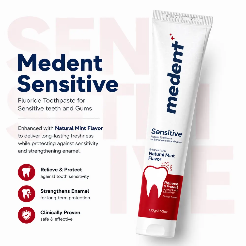 Medent Sensitive — clinically proven relief for sensitive teeth